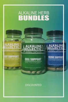 Alkaline Eclectic Capsules are a great way to get your daily minerals to aid your body in self repair. They can be used to maintain a balanced body or used during your seasonal cleansing/detox practices.
Shop now : https://alkalineeclecticherbs.com/item/alkaline-herb-bundles/