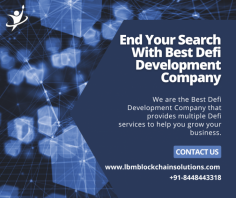 We are the leading Defi Development Company that provides you with the most innovative defi services. we build a platform and related services for your financial business where your customers sell, buy and make investments in cryptocurrency, without a central authority. All of that is inside the secure and transparent space of blockchain. We are the Best Defi Development Company that provides multiple Defi services to help you grow your business.

Visit our website for more information

Website: https://lbmblockchainsolutions.com/defi
