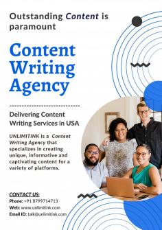 Allow our experienced writers to provide you with Content Writing Services in USA that is both engaging and informative. At Unlimitink, we guarantee your website will always have current information. Get in touch with us today to get the process started.
