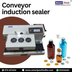 An induction sealer machine is used for sealing the containers filled with liquids, granules, powders, and sprays. This machine seals the bottles with a cap on them. Induction sealer machines in India are majorly used in the chemical, medical, and pharmaceutical industries.
