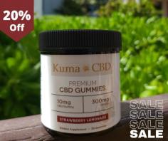 Our Premium CBD Gummies Strawberry Lemonade! Enjoy a refreshing and fruity combination of strawberry and lemonade flavors, infused with premium quality CBD. Kuma gummies are crafted with natural ingredients, giving you all of the benefits of CBD in a delicious and convenient form. Our gummies are vegan-friendly and contain no artificial flavors, colors, sweeteners, or preservatives. They are also gluten-free, sugar-free, and THC-free, making them a perfect gummy for those looking for a healthier gummy.
