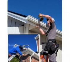 Gutter Solutions LLC is here to help you with gutter repair and replacement. Our team of highly trained professionals can help determine the most effective design necessary to keep down the severity of any damage. We also install the highest quality gutters that exceed local and state codes, so you can be assured they will last for years to come.