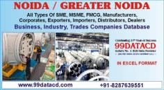 Want to reach out to your prospects? Connect with 99datacd.com. We are the leading manufacturing companies in Noida. We offer a verified, tailor-made database to enhance your business scalability with higher sales. For better business growth, reach out to us; we are just a click away! Call us! 8287639551