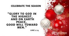 CELEBRATE THE SEASON
“Glory to God in the highest, and on earth peace, good will toward men.” – Luke 2:14

Visit us @ www.dtim.org