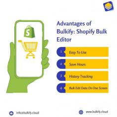 If you own a Shopify store and are having difficulty managing your Shopify store data, try Bulkify for your Shopify store today. This Shopify bulk edit app allows you to edit onscreen data in bulk. It allows you to view and edit products and variants from a single location. To learn more about the advantages of Bulkify, please visit here: https://www.bulkify.cloud/