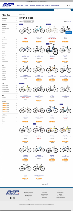 Hybrid Bike in Vancouver	https://www.bspbikes.com/product-list/hybrid-bikes-pg225