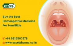The condition of your tonsils swelling up is known as tonsillitis. The tonsils are composed of two delicate glands of tissue placed at the back of your throat. Consuming the best Homeopathic medicine for Tonsillitis is effective and gentle on the body, and it doesn't cause side effects if taken with proper Homeopathic consultation. E-Tonsil Drops (AKG - 26) is one of the best Homeopathic medicines for the treatment of inflamed tonsils. Excel Pharma offers some of the best Homeopathic medicine for Tonsillitis and other diseases at affordable prices. For online and offline consultation with our experts, Call or WhatsApp at +91 9815567678.
