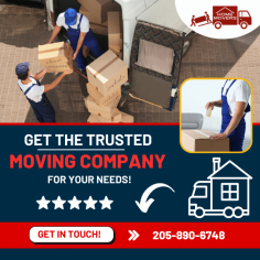 Get Highly Trained Moving Experts!

Moving into a new home is one of the most exciting events of your life, so why should you make it so stressful? Here at Home Movers Birmingham, our expert movers job is to remove the stress of a move, allowing you to enjoy a fresh beginning. Contact us today to get more information!

