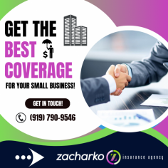 Get Customized Business Insurance Today!

At Zacharko Insurance Agency,  we provide comprehensive business insurance that helps you avoid emerging risks and gives you the peace of mind that your livelihood is protected. We leverage our global network to handle claims efficiently and help our clients manage risks. Start a quote today!