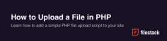 Are you searching for the current directory php? If your reply is yes, then here we explain everything about it. There are currently no checks to see if the user has uploaded a virus disguised as an image. If you want to read more about current directory php you can easily visit our website - https://blog.filestack.com/thoughts-and-knowledge/php-file-upload/