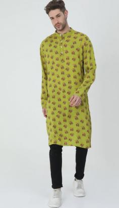 Green Floral Printed Kurta has a vibrant color that ensures providing you with a cheerful and fun-loving persona. The monarchal-looking kurta indulged in a grandeur luxury can surely uplift your overall aura in the blink of an eye. Made of 100% premium Supima cotton fabric, makes it is suitable to wear for all seasons.

See More: https://guniaa.com/products/green-floral-printed-kurta