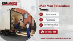 CBD Movers Adelaide is a professional removalist company in Adelaide. Our man van relocation team provide efficient and reliable moving, packing and transportation services at a reasonable price.