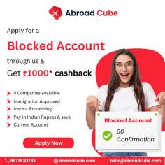 Abroad Cube deals in opening a blocked account for Germany. We have tie-ups with authorized banks to open blocked accounts online and making the process faster. Apply today!