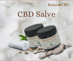 Kuma Organics CBD Salve is one of our top 5 selling items! This powerful salve is specially formulated with organic eucalyptus and organic lavender to provide maximum relief. It's perfect for those who engage in a lot of exercises and are prone to muscle soreness. Our CBD salve is designed to provide relief from aches and pains while calming the senses. All of our ingredients are natural, organic, and carefully sourced to ensure the best quality product! Plus, our salve is non-greasy and absorbs quickly. Try Kuma's Salve today and experience relief and relaxation.
