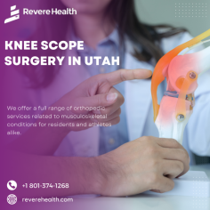 An injured, worn-out, or diseased knee joint can regain its ability to support weight through knee replacement surgery. The goal is to alleviate pain and regain movement. 90 percent of the time, a replacement knee continues to operate well after 15 years, and 80 to 85 percent of replacements last 20 years as long as the patient adheres to the surgeon's instructions for knee maintenance. Reach out to Revere Health for Knee Scope Surgery
 in Utah. Contact us at (801)4298-000. https://reverehealth.com/specialty/orthopedics