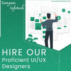 Hire UI/UX designers to build engaging and insightful designs that ensure valuable and long-term relationships with your target audience. Our designers are specialized in designing the best UI/UX designs across different platforms like desktop, mobile, or web.
.
Visit: https://www.swayaminfotech.com/services/uiux-designs/
