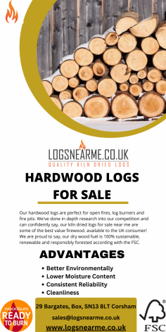Buy hardwood logs online from the UK's leading firewood supplier! All our firewood is kiln-dried and ready to burn, ensuring a clean burn and high heat output. 