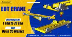 https://indef.com/various-high-quality-eot-cranes-from-indef/

In this write-up, we will be seeing various types of EOT (Electric Overhead Travel) cranes that are available at India’s top EOT Cranes Manufacturer. When lifting huge loads or rough things physically, a large crew is required for maximum effort. 