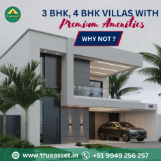 Premium Quality 3BHK Villas in Anantapur. Book Your Visit Today. Very much planned luxury 3BHK duplex villas, Swimming pool, amenities completely finished.