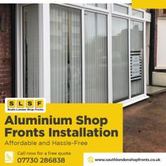 Because of their low carbon footprint, aluminium shop fronts are an excellent choice for shop fronts. Such an installation is reasonably priced because this material is widely available in our environment. Contact South London Shop Fronts right away for more information and a free estimate on this exceptional installation.
Visit here : https://www.southlondonshopfronts.co.uk/aluminium-shop-fronts/