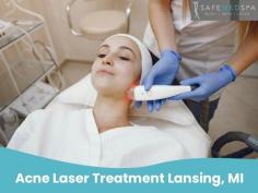 Light-based acne facials use different wavelengths of light to target and reduce the appearance of acne. Safe Med Spa offers a cutting-edge acne treatment that uses a variety of filtered light to comfortably and effectively clear acne without creams or medicine. For more info, book an appointment.