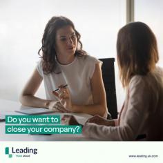 Do you want to close your company? 

After a free initial consultation with one of our experts, we'll explain all of the options to close your company, the process for each, the pros and cons, the cost, and most importantly, how it will make a real and positive difference to you.

Call Leading UK today for FREE expert advice at 0800 2461845.

Visit - https://www.leading.uk.com/