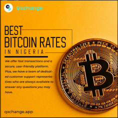 There are several bitcoin exchange platforms available in Nigeria today. Most of them can not provide you with the best rates, services and support. Here we are different from others. We provide the fastest cash transaction and lots of customer benefits. Your transaction is here, free from risk. We are here to facilitate ease in exchanging your crypto for cash. 
https://qxchange.app/