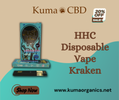 Experience vaping with HHC Disposable Vape Kraken! Not only does it have great taste and effective results, but this vape pen is also packed with HHC distillate, pure terpenes, and a special combination of mouthwatering flavor and power. This vape pen is perfect for those looking for an adventurous and unique vaping experience. To enhance your first-time experience, visit the Kuma Organics website or buy today with our 20% off offer. Hurry up as this offer is for a limited time only.
