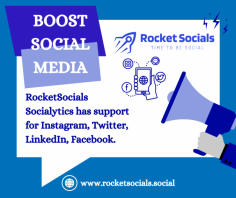 Rocket Socials, Boost Social Media is the perfect solution for businesses looking to reach their target audience and maximize their online presence. With Rocket Socials, you can build relationships and manage customer engagement at scale. This powerful tool allows you to take control of your social media presence, instantly reaching out to the largest online groups, promoting your business efficiently, and targeting your audience with precision. Sign up today or get a free 7 days trial.
