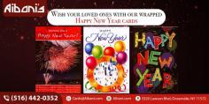 Wish your loved ones with our wrapped happy New Year cards. Get all the cards at wholesale prices from Aibani. For more details, visit our website.