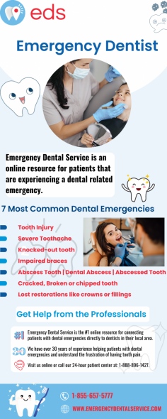 If you are unable to eat or drink because of your tooth pain. The Affordable Dental Implant in Tennessee can replace any discomfort caused by missing or lost teeth, restoring your ability to enjoy life's simple pleasures. Emergency Dental Service is a great option if you want the greatest dentures service. They can provide you with the best dental service in your city. You can contact Emergency Dental Service at 1-888-351-1473.

Website: https://emergencydentalservice.com/dentures/state/tennessee