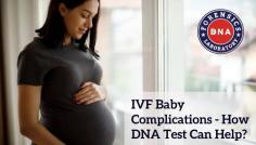 If an individual has just had their child with IVF, a DNA test can help in accurately establishing their baby's biological relationship with them. People can go for a Paternity, Maternity, or Paternity Trio test. DNA Forensics Laboratory Pvt. Ltd. is among the most trusted lab that provides accredited peace of mind & DNA tests for IVF Baby with 100% accurate & reliable test reports. Read the following article, here we discuss some of the most common In Vitro Fertilization Complications. For further queries, you can call us at +91 8010177771 or WhatsApp at  +91 9213177771.
