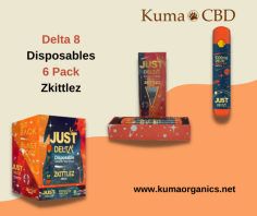 Welcome to Kuma Organics! Get ready for an incredible experience with our Delta 8 Disposables 6 Pack Zkittlez. Our Zkittlez Disposable packs contain an incredible 1000mg of Delta 8 distillate, providing a smooth and calming experience. Our Delta 8 Disposables are easy to use and convenient, ensuring you get the most out of your vaping experience. Plus, with our 20% off discount, you won't find a better offer for Delta 8 Disposables anywhere else! So don't wait, pick up your Delta 8 Disposables 6 Pack Zkittlez today and get ready for a great vaping experience.