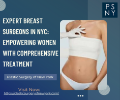 Are you trying to find the top breast surgeons in NYC? We offer our patients full, interdisciplinary care and collaborate closely with other medical specialists such as radiation oncologists, plastic surgeons, and medical oncologists. The mission of Plastic Surgery of New York is to provide compassionate, patient-focused care. We endeavour to support their patients throughout the entire process, from diagnosis to recovery, as we are aware of the psychological and physical difficulties associated with breast surgery.