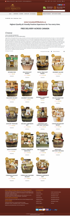 We are an online Gifts Baskets Toronto company and provide custom stylish gift baskets boxes, luxury gift baskets, with FREE delivery across Canada.

Visit Us:- https://canadasgiftbaskets.ca/