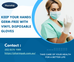 With their high-quality construction and superior design, vinyl disposable gloves are a must-have for any workplace. Pharmpak gloves are ideal for a variety of tasks, providing a barrier between the wearer and any potential contaminants. Additionally, their low cost and easy-to-use design make them a convenient and practical solution for all your protective glove needs.