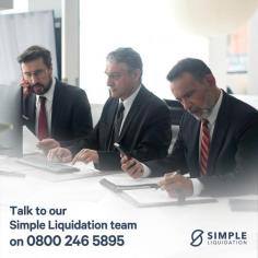 Our Simple Liquidation Team 

Our Simple Liquidation team are ready and waiting to talk to you about company liquidation. Phone us on 0800 246 5895 for a no-obligation chat about your current financial situation.

If liquidation is the resolution that's needed, we aim to place your company into it within 2 weeks.

www.simpleliquidation.co.uk