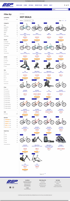 Hot Deals On E-Bike & Accessories

Bicycle Sports Pacific has the largest selection of bikes, cycling gear, e bikes, electric bikes, electric bicycle and cycling gear in Vancouver, North Vancouver Langley

https://www.bspbikes.com/product-list/hot-deals-pg652/