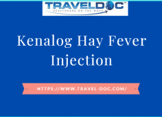 Like all injections and treatments, a thorough risk assessment is undertaken by our doctors and nurses to consider the person’s suitability for treatment but for those that are good candidates, the relief of the symptoms can be dramatically superior to taking oral anti-histamine tablets or nasal sprays and eye drops.

Know more:  https://www.travel-doc.com/vaccinations/kenalog-hayfever-injection/