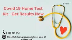 Get quick and accurate results with Covid 19 Home Test Kit. Haled provide easy-to-use, self-administered test kit gives you peace of mind without the hassle of visiting a doctor or clinic. Get tested today for reliable results tomorrow. For more detail visit - https://haled.com/product/aditxtscore-covid-19-antibody-test/


