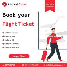 Book your Student Flight Ticket with Abroad Cube and save your time and money. Our experts will help you choose the right and safe route for your journey overseas.