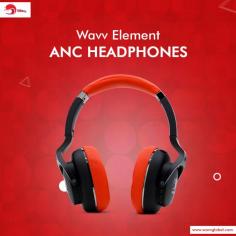 Experience life in the moment with the Wavv Element ANC (Active Noise Canceling) Headphones.