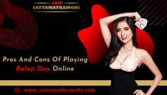 The Balaji Day game is an easy game and it involves placing a bet on a set of numbers to win a large sum of money. Choose our Satta Matka Mobi website and bring more fun to your life if you are also interested in playing this game online.
