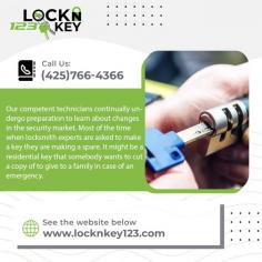 We only work with the primary companies in the market. Our competent technicians continually undergo preparation to learn about changes in the security market. For more detail visit us at https://www.locknkey123.com/ or contact us at (425) 766-4366 Address: Seattle, WA #123LockNKey #EmergencyLocksmith #Seattle #WA
