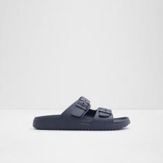 Shop men's sandals online at ALDO Shoes UAE. Discover the latest slides, flip flops, and more sunshine-ready sandals serving maximum style with minimal effort.