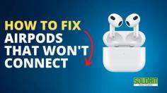 The list of issues that might arise is quite long. However, the primary problem with connecting AirPods to iPhones might not connect with the device. As the leading mobile and laptop service company, we would like to share some insights on managing the issues. However, if these techniques do not work, we must seek assistance from our experts.
Read the full blog here: https://www.soldrit.com/blog/how-to-fix-airpods-that-wont-connect/ 
