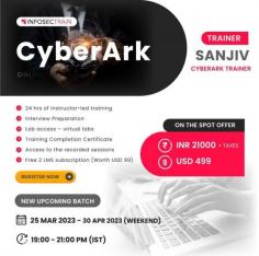 The CyberArk training develops your skills and provides the expertise needed to build, deploy, and configure the Privileged Account Security Solution. CyberArk course provides a variety of options to choose from.

https://www.infosectrain.com/courses/cyberark-training/
