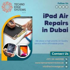 Techno Edge Systems L.L.C presents you with the finest IPad Air repair services in Dubai at convincible prices, prioritizing customer satisfaction. For more information call us at +971544653108. IPad Air Repair Dubai.

Visit - https://www.laptoprepairindubai.ae/services/ipad-air-repair-dubai/
