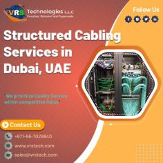 VRS Technologies LLC is an expert in supplying structured cabling services in Dubai, UAE. We have reliable experience in providing the endless data transfer continuously. Contact us: +971 56 7029840 Visit us: www.vrstech.com