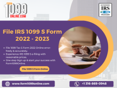 you can make your 1099 S tax season a little easier and even find ways to save money. With some planning and organization. Call: 316-869-0948 or https://www.form1099online.com/1099-forms/1099-s-form/ 